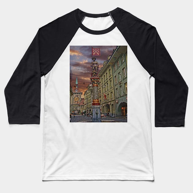 Bern, Switzerland Baseball T-Shirt by vadim19